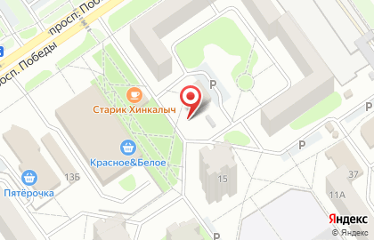 Продовольственный магазин Родник в микрорайоне Восточный на карте