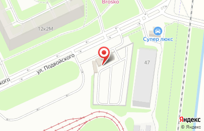 Автостоянка на проспекте Солидарности, 20Б на карте