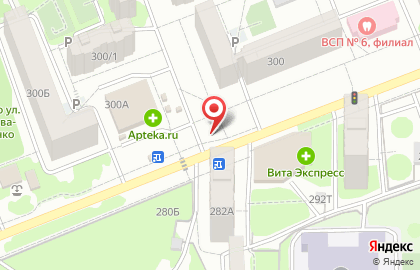 Киоск по продаже кондитерских изделий в Коминтерновском районе на карте