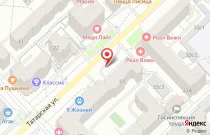 Белорусская Косметика на Татарской улице на карте