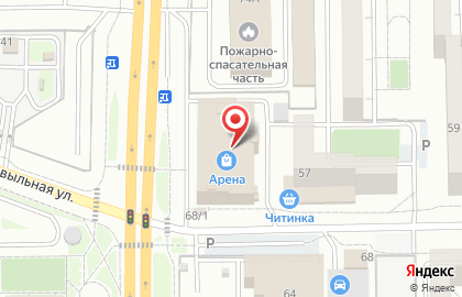 Новостройки в Чите на карте