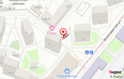 Чёрная Жемчужина на Волочаевской улице на карте