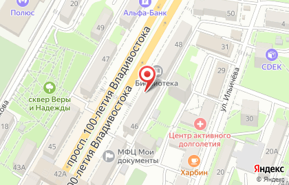Фирменный магазин Приморский кондитер в Первореченском районе на карте