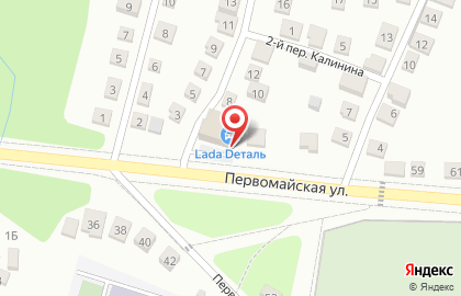 Магазин автозапчастей Lada Dеталь на улице Калинина на карте