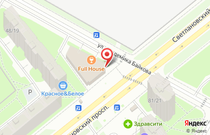 Магазин чулочно-носочных изделий и нижнего белья на карте