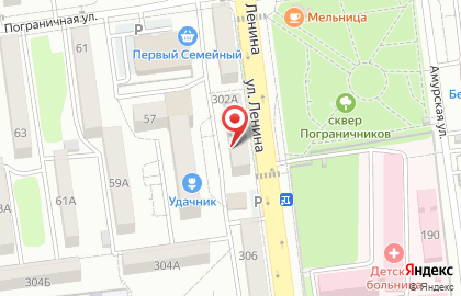 Парадайз на улице Ленина на карте