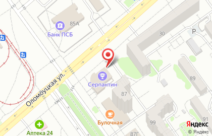 Баня Серпантин на карте