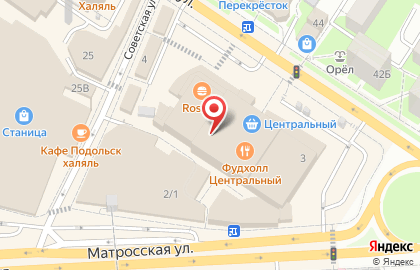 Аптека Планета здоровья на Комсомольской улице в Подольске на карте