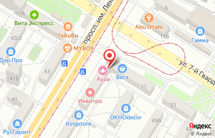 Магазин хлебобулочных изделий Пекарь в Центральном районе на карте