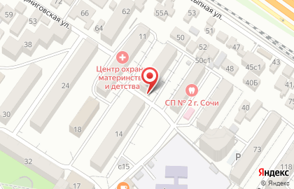Продуктовый магазин в Сочи на карте