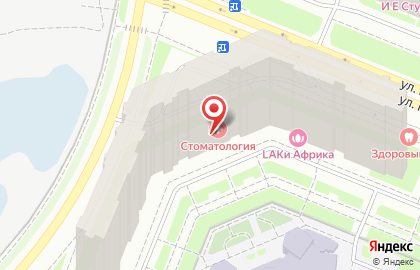 Стоматологическая клиника Здоровый зуб на улице Николая Рубцова на карте