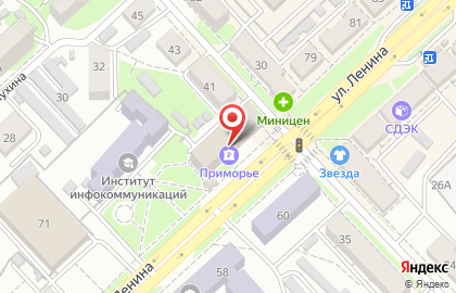 Салон связи Связной в Центральном районе на карте
