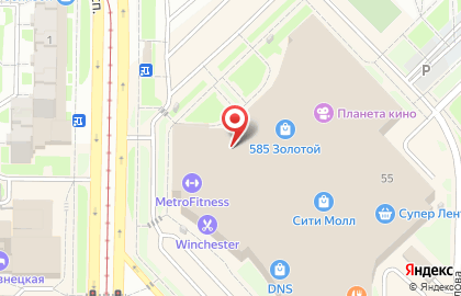 Салон нижнего белья Palmetta в Центральном районе на карте