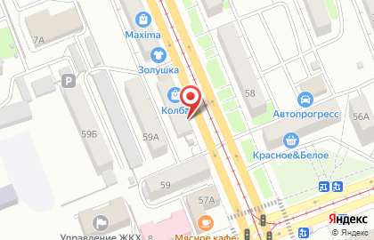 Туристическое агентство Путевочка на проспекте Ленина на карте