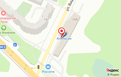 Ателье Золушка на улице Вишневского на карте