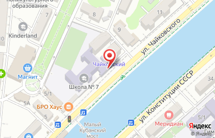 Международный образовательный центр Dominanta на улице Чайковского на карте