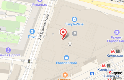 Магазин товаров для кухни CookHouse на площади Киевского Вокзала на карте