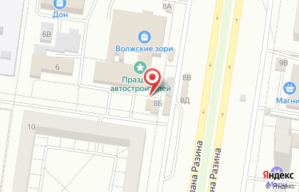 Водомат Родник здоровья в Автозаводском районе на карте