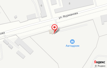 Автошкола Фортуна плюс на улице Фурманова на карте