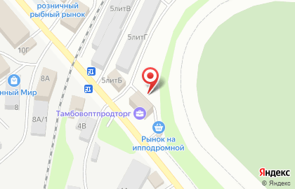 Киоск по продаже продовольственных товаров на Ипподромной улице на карте