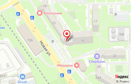Детская городская поликлиника Серпуховская центральная районная больница на Новой улице в Серпухове на карте