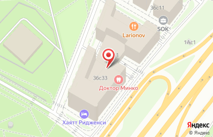 Hyatt Regency Moscow Petrovsky Park на карте