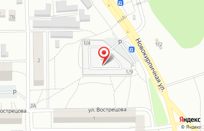 Винно-водочный магазин на улице Вострецова на карте