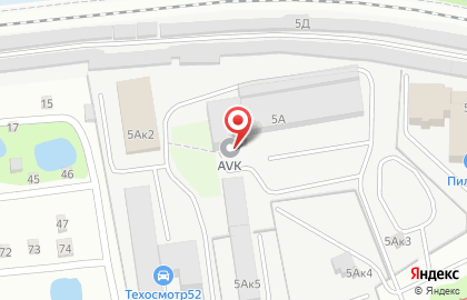 Торгово-производственная компания СКиТ в Автозаводском районе на карте