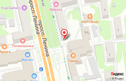 Торгово-сервисная компания Техносфера на проспекте Ленина на карте