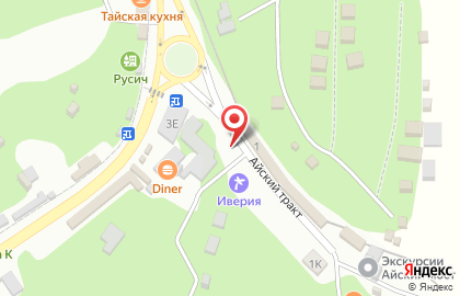 Кафе Иверия в Барнауле на карте