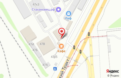 Продуктовый магазин в Казани на карте