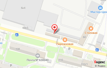 Киоск по продаже мясной продукции в Заельцовском районе на карте