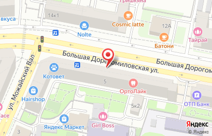Л'ЭТУАЛЬ на Киевской (ул Дорогомиловская Б.) на карте