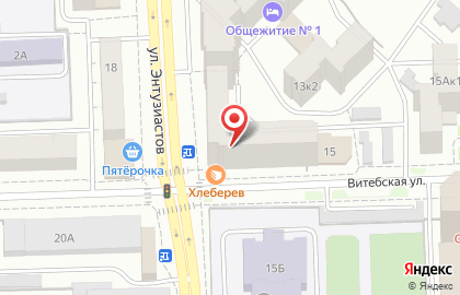 Оптово-розничная компания ЦВЕточка на улице Энтузиастов на карте