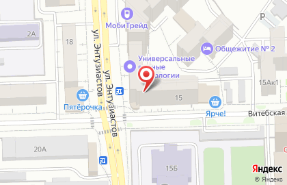 Броско на улице Энтузиастов на карте