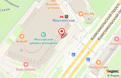 Кафе-пекарня Хлеб Насущный на Комсомольском проспекте на карте