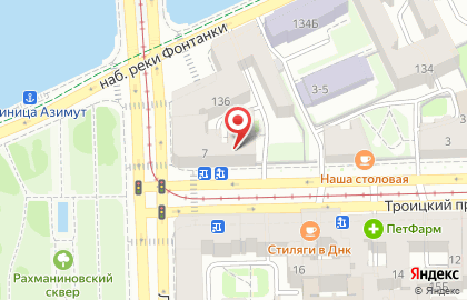 Банкомат СберБанк на Троицком проспекте на карте