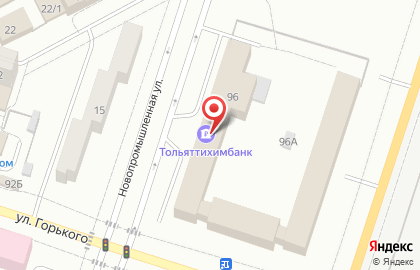 Тольяттихимбанк в Тольятти на карте