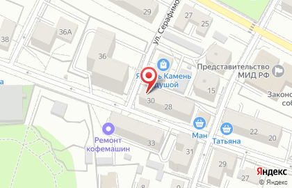 Пекарня Артос на улице Чайковского на карте