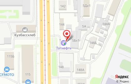 АЗС в Кемерово на карте
