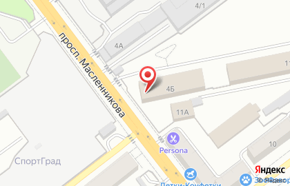 Военная комендатура г. Самара на карте