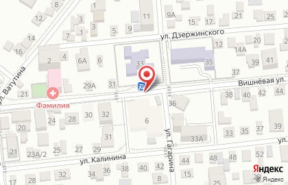 Продуктовый магазин в Краснодаре на карте