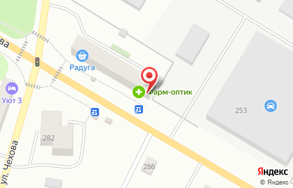Аптека ФармОптик в Благовещенске на карте
