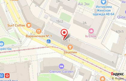 Кафе Теремок в Москве на карте