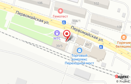Салон связи Евросеть на Первомайской улице на карте