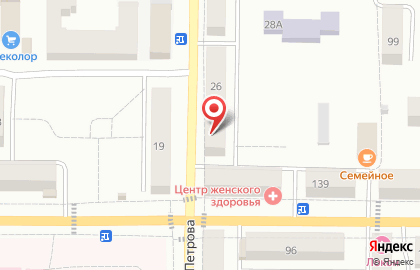 Магазин ОртоМедтехника на улице Петрова на карте