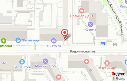 Кафе-пекарня Европейская пекарня на Родонитовой улице на карте