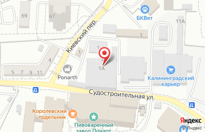 Магазин разливного пива Fischhoff в Киевском переулке на карте