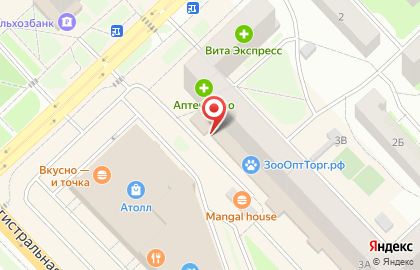 Магазин овощей и фруктов в Нижнем Новгороде на карте