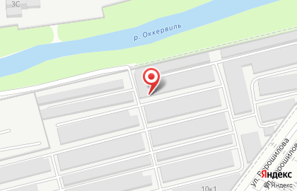 Гаражный кооператив №7 на улице Ворошилова на карте